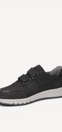 Heren veterschoenen-Zwart suède