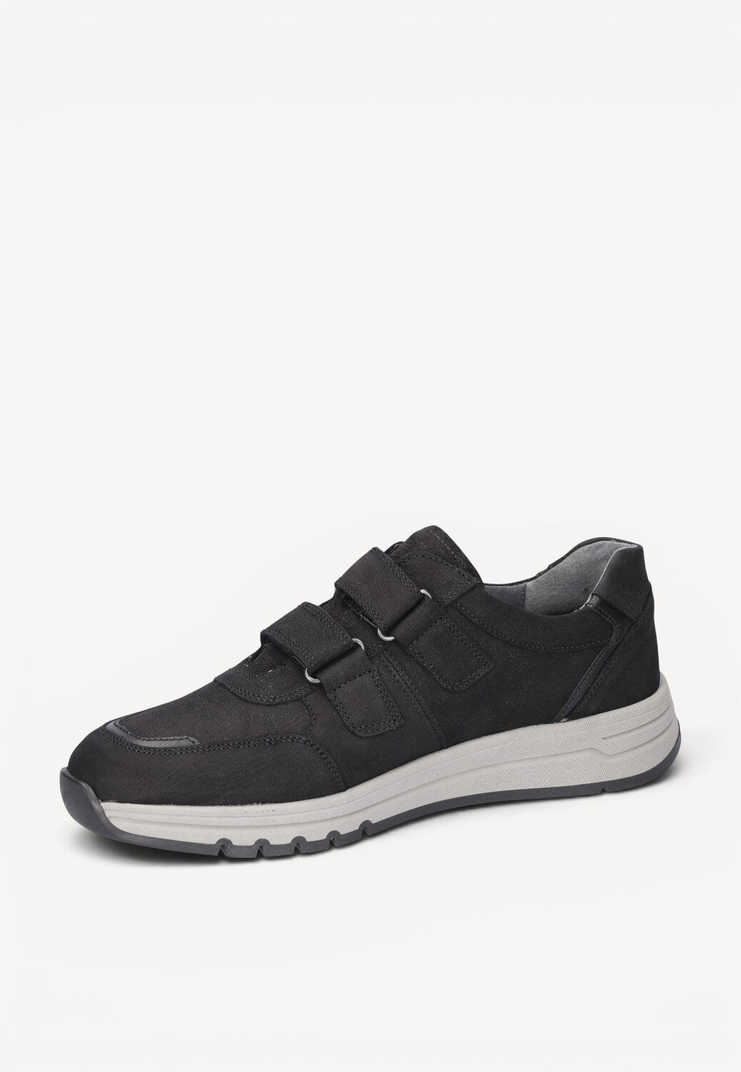 Heren veterschoenen-Zwart suède