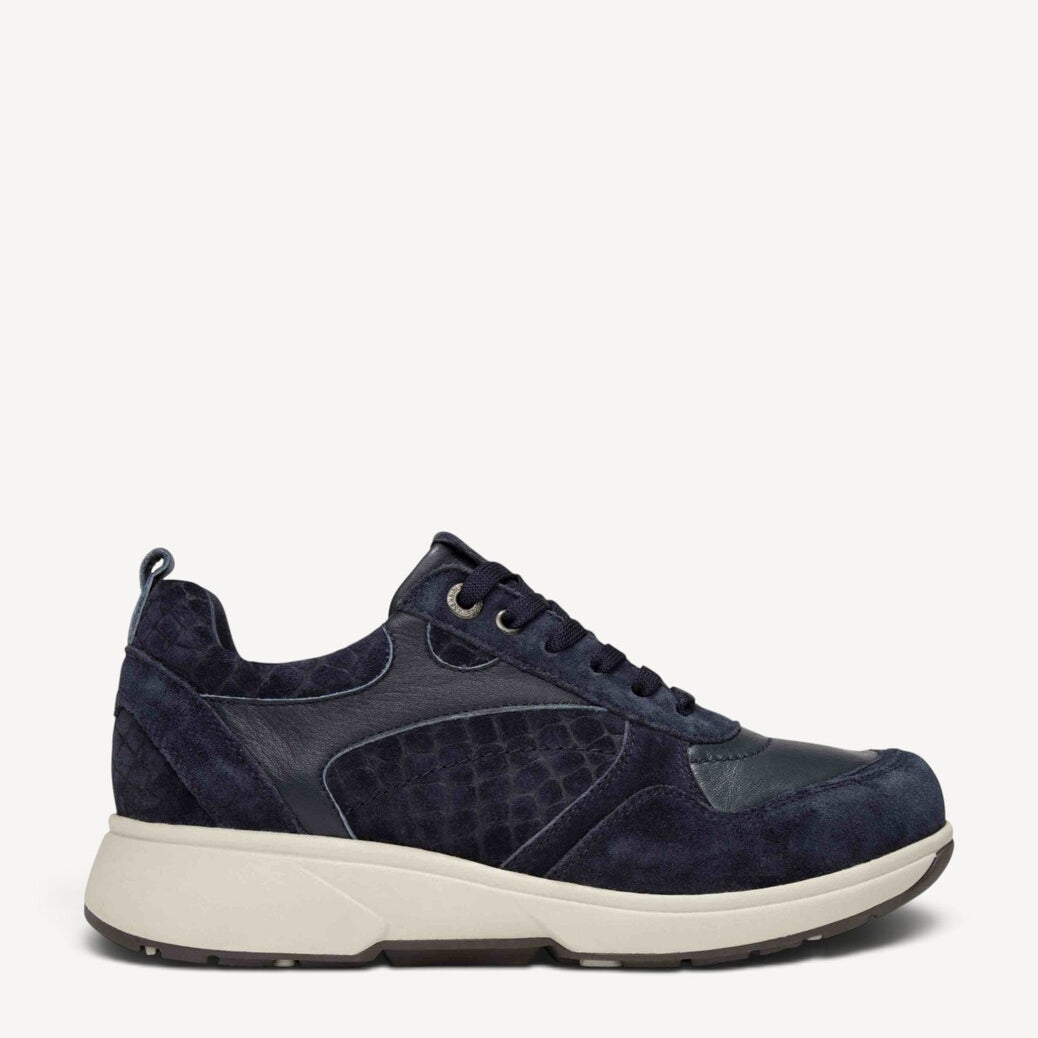 DAMES SPORTIEVE VETERSCHO-Blauw leer