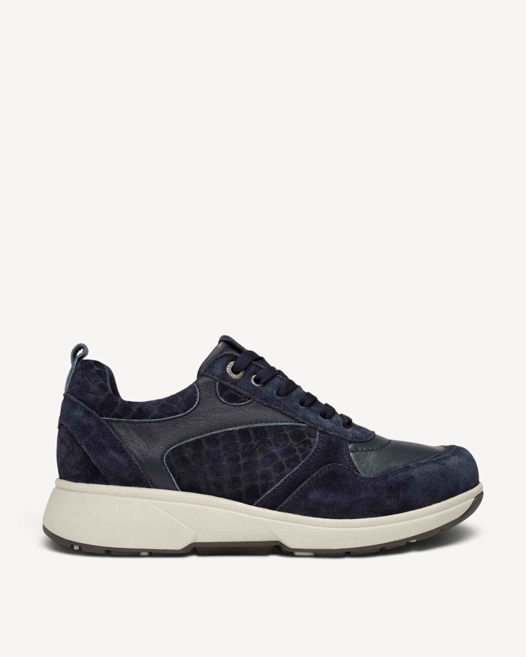 DAMES SPORTIEVE VETERSCHO-Blauw leer