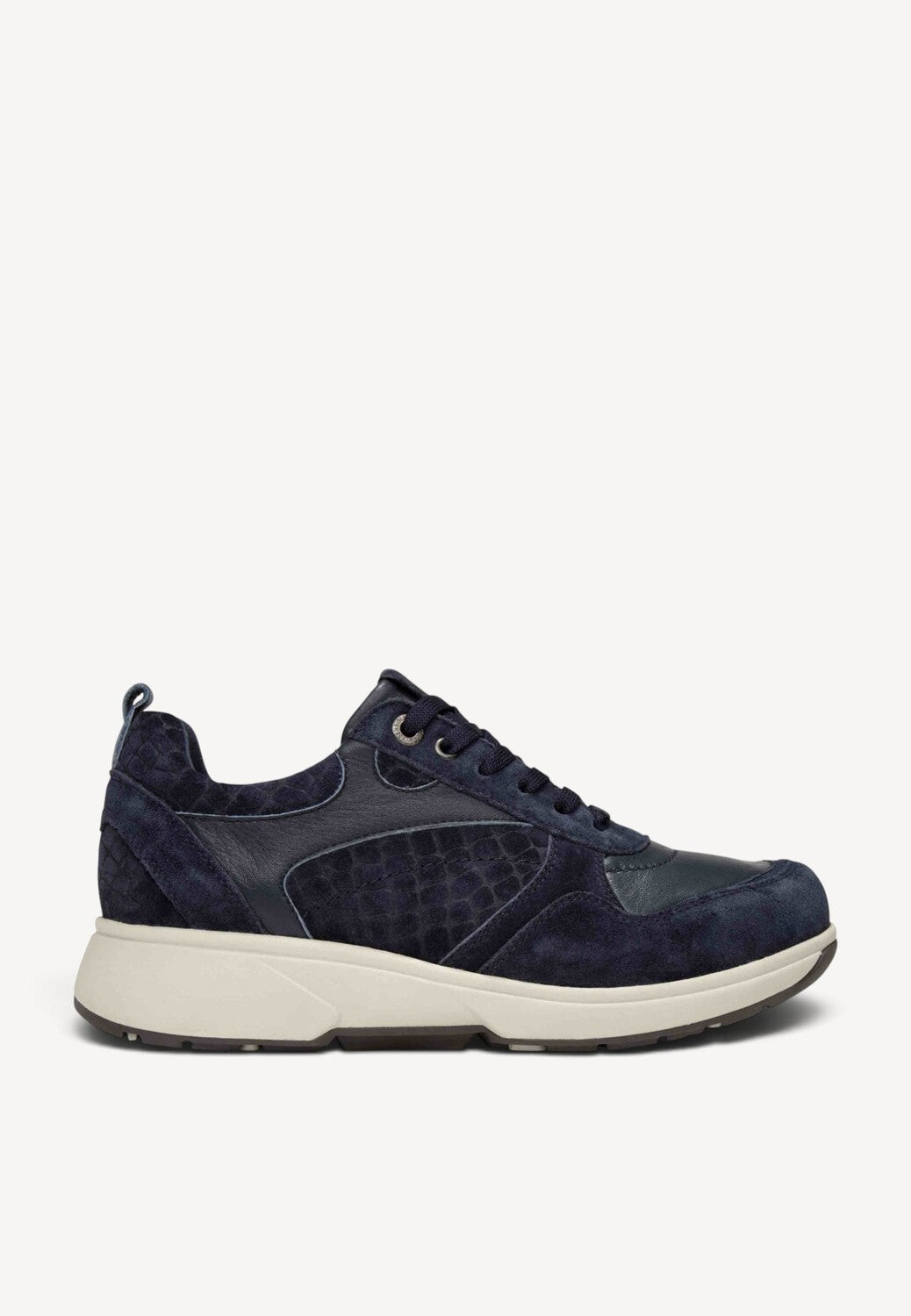 DAMES SPORTIEVE VETERSCHO-Blauw leer