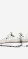 Heren veterschoenen-Wit combi kleur