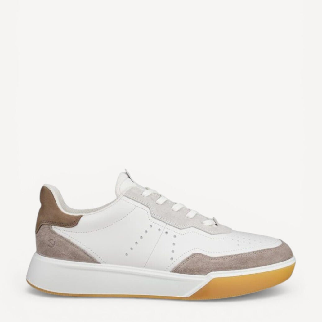 Heren veterschoenen-Beige combi kleur