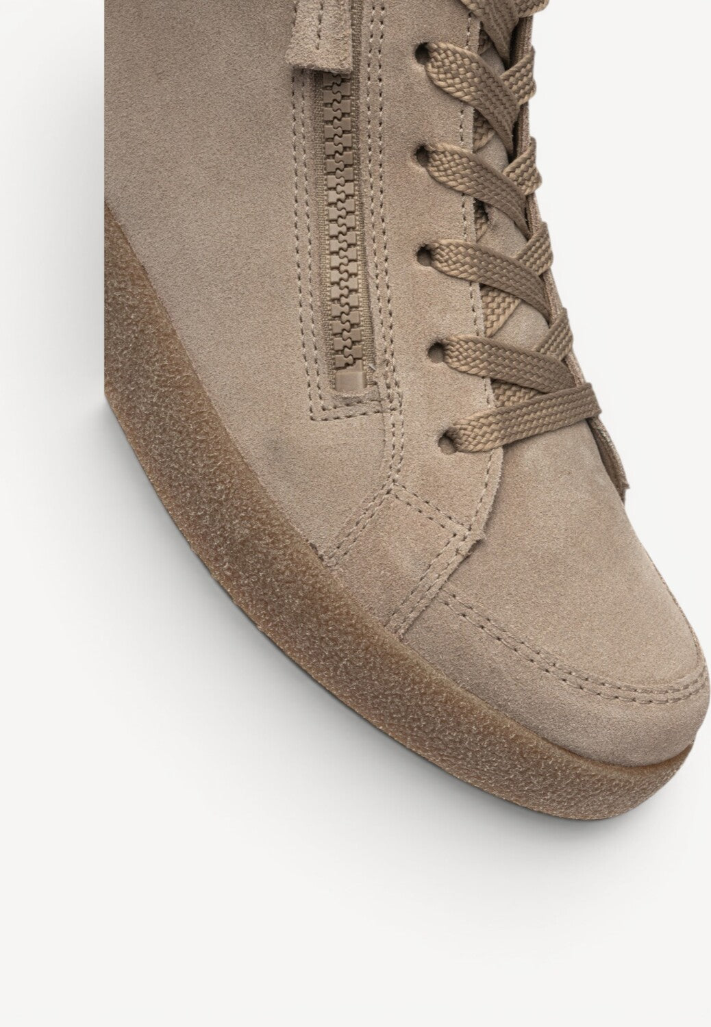 DAMES SPORTIEVE VETERSCHO-Beige suède/nubuck