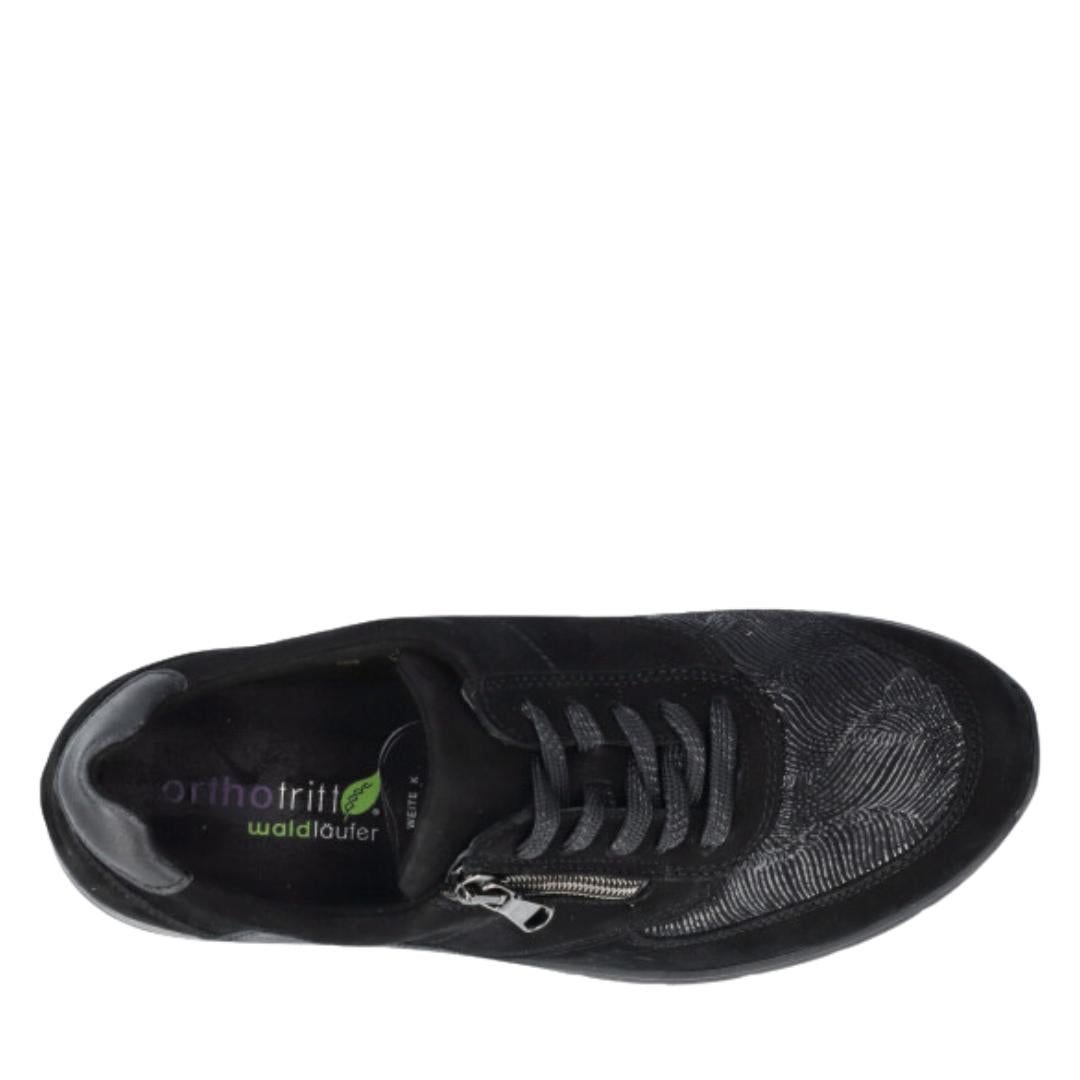 DAMES SPORTIEVE VETERSCHO-Zwart suède