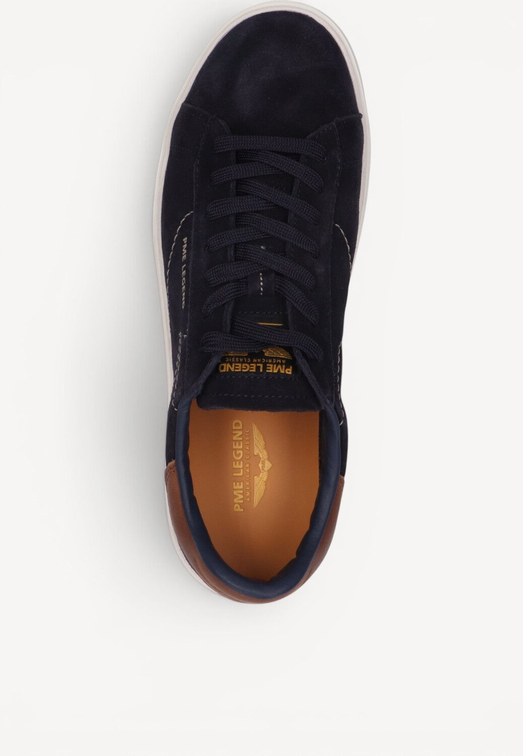 Heren veterschoenen-Blauw suède/nubuck
