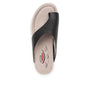 DAMES OPEN SCHOENEN-Zwart leer