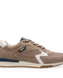 Heren veterschoenen-Beige suède/nubuck