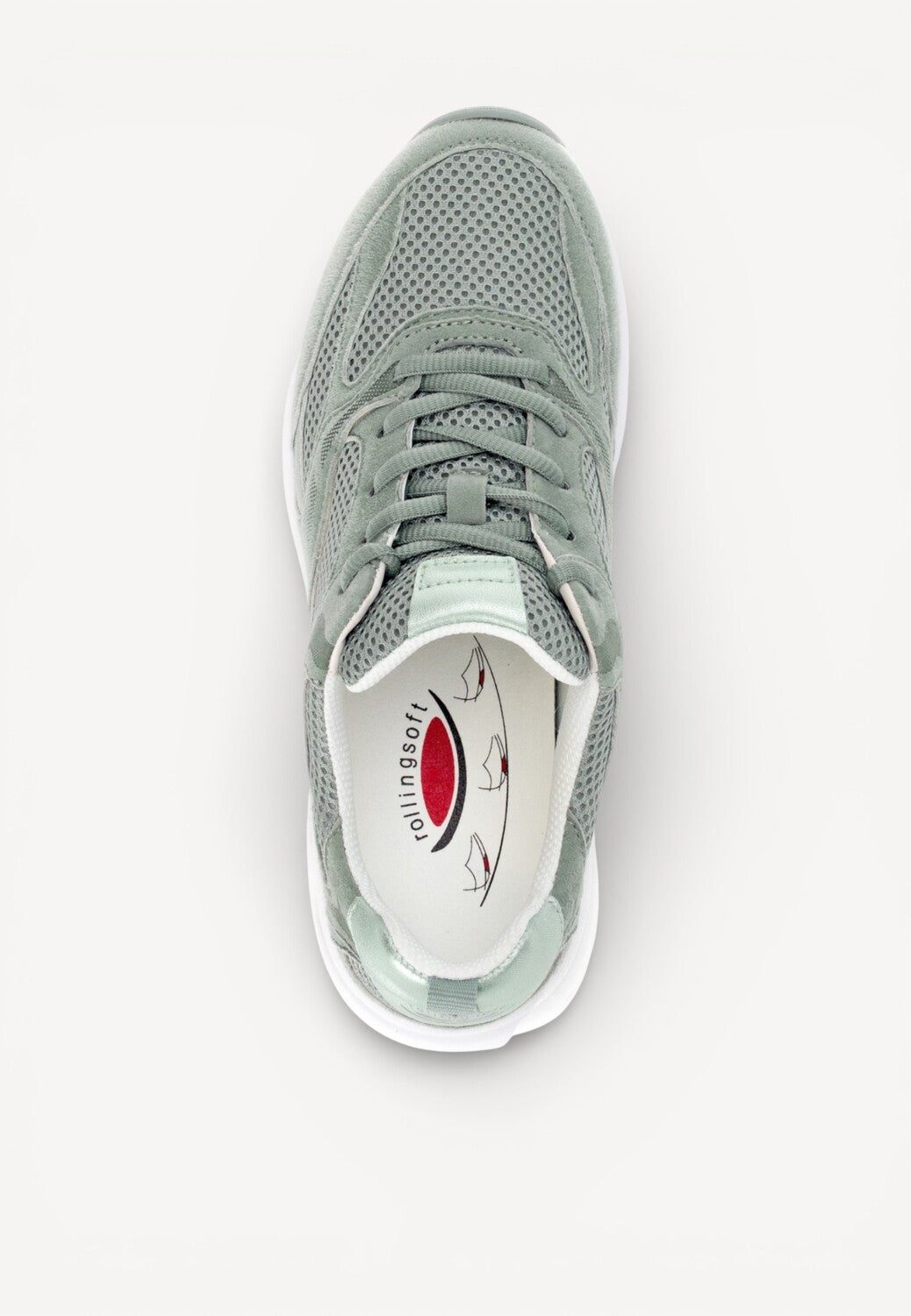 DAMES SPORTIEVE VETERSCHO-Groen suède/nubuck