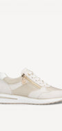 DAMES SPORTIEVE VETERSCHO-Beige leer
