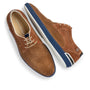 Heren veterschoenen-Bruin suède