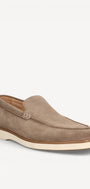 Heren instapper-Beige suède/nubuck