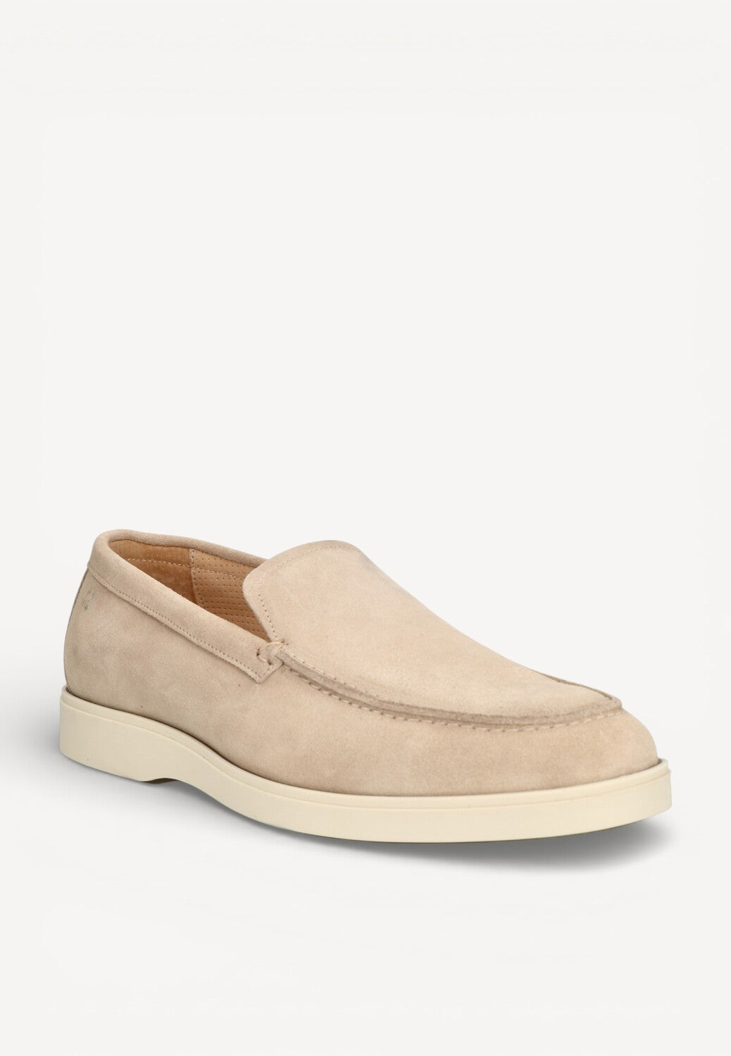 Heren instapper-Beige suède/nubuck