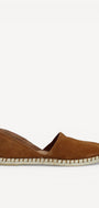 DAMES INSTAPSCHOENEN-Bruin suède