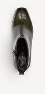 DAMES BOOTS+KORT LAARS-Groen lak