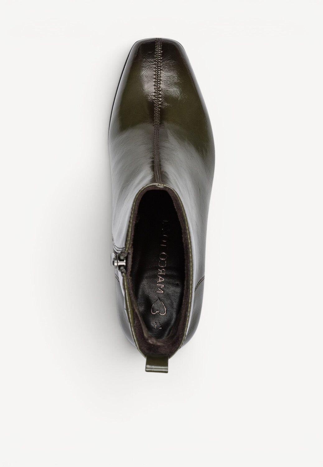DAMES BOOTS+KORT LAARS-Groen lak