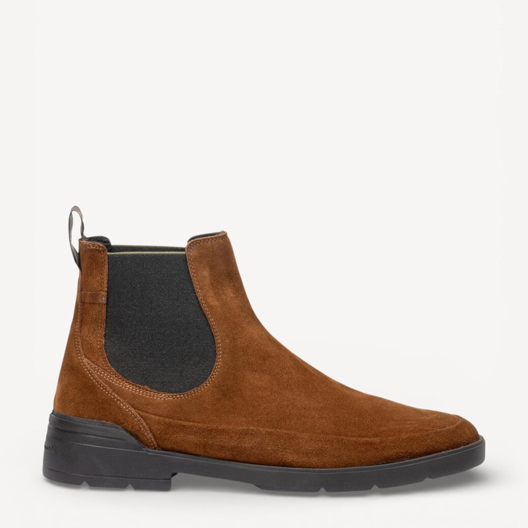 Heren boots-Bruin suède