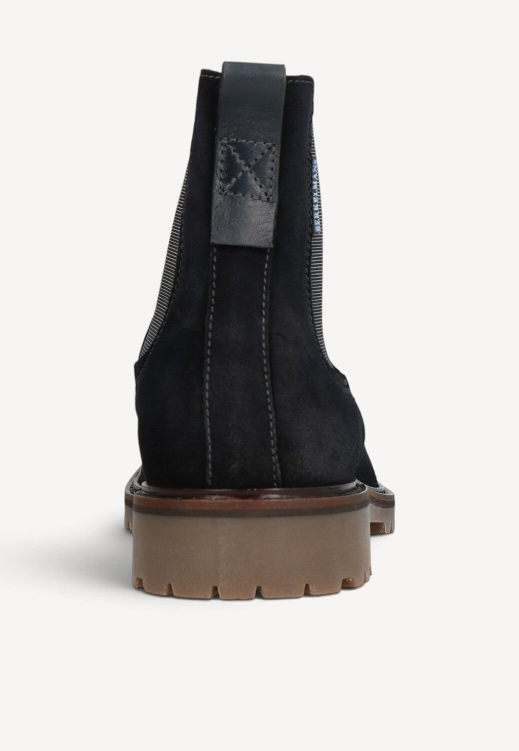 Heren boots-Blauw suède/nubuck