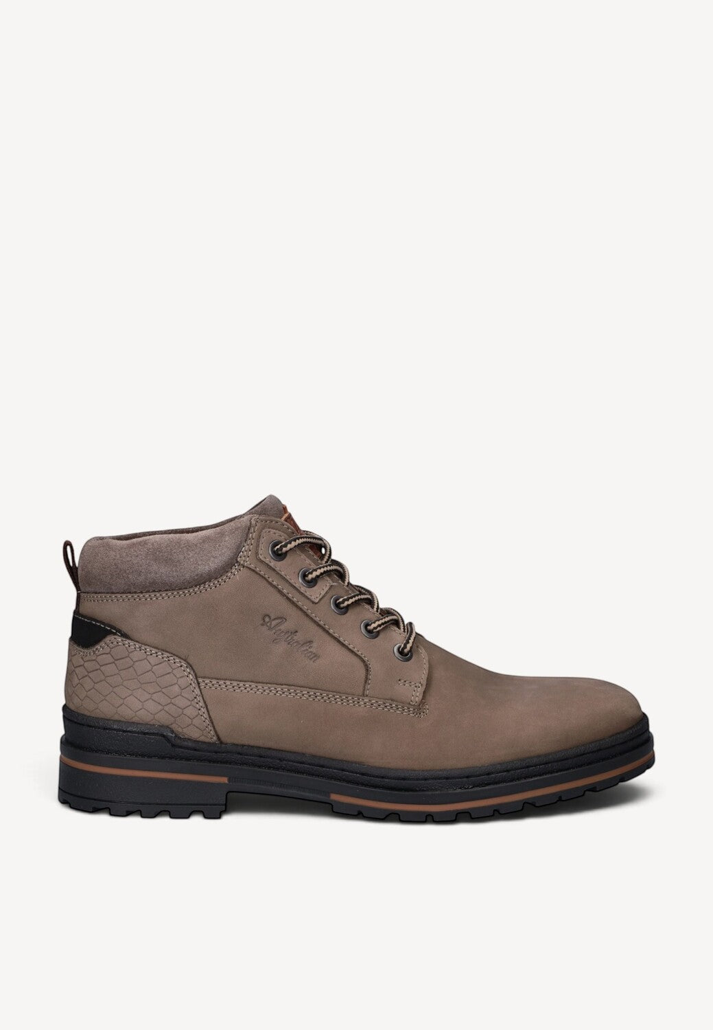 Heren boots-Beige suède/nubuck