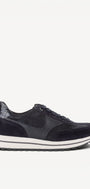 DAMES SPORTIEVE VETERSCHO-Blauw suède/nubuck