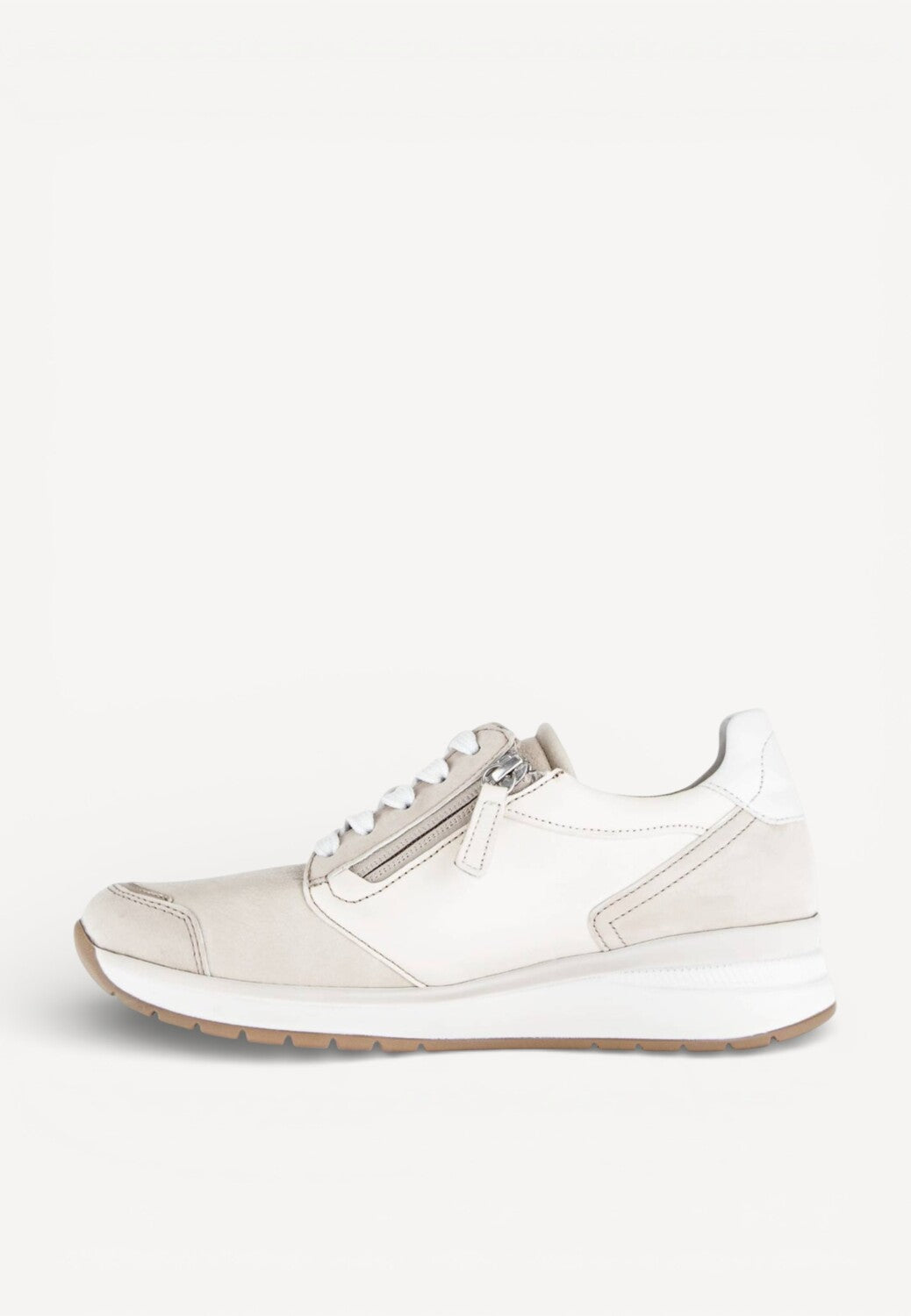 DAMES SPORTIEVE VETERSCHO-Beige suède/nubuck