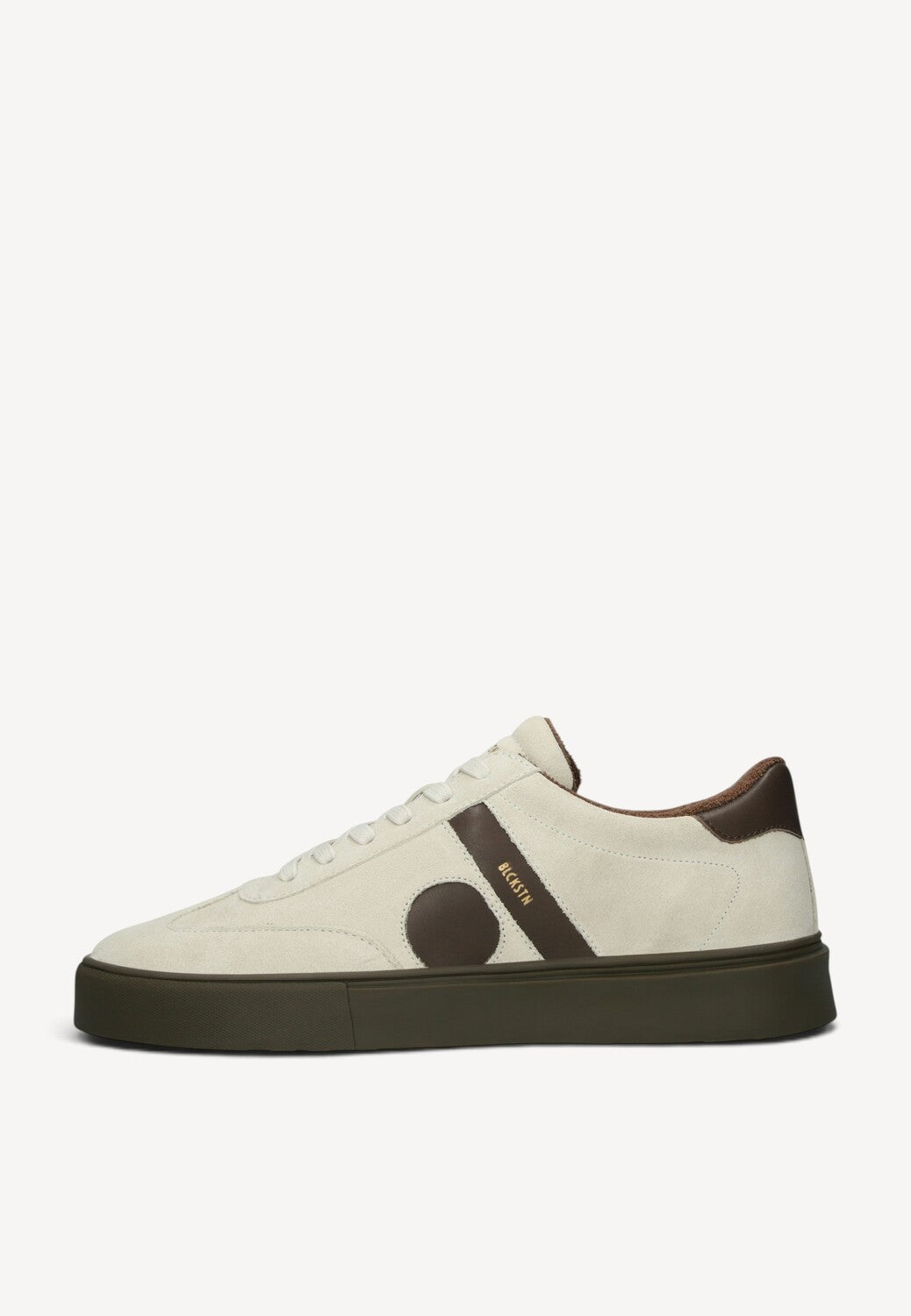 Heren veterschoenen-Beige suède/nubuck