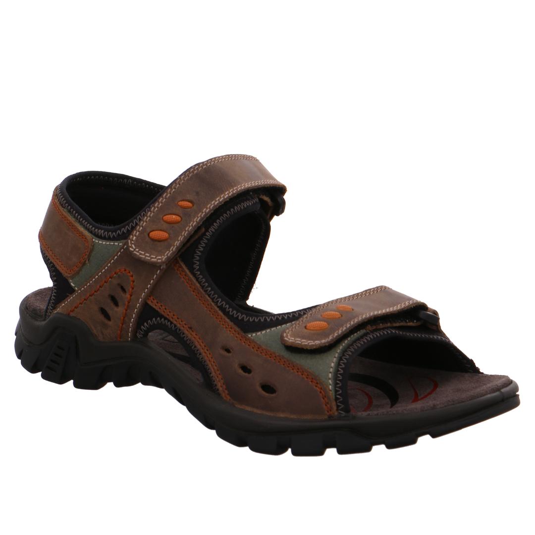 HE SLIPPER/SAND-Bruin leer