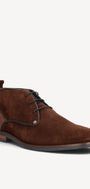 Heren boots-Bruin suède