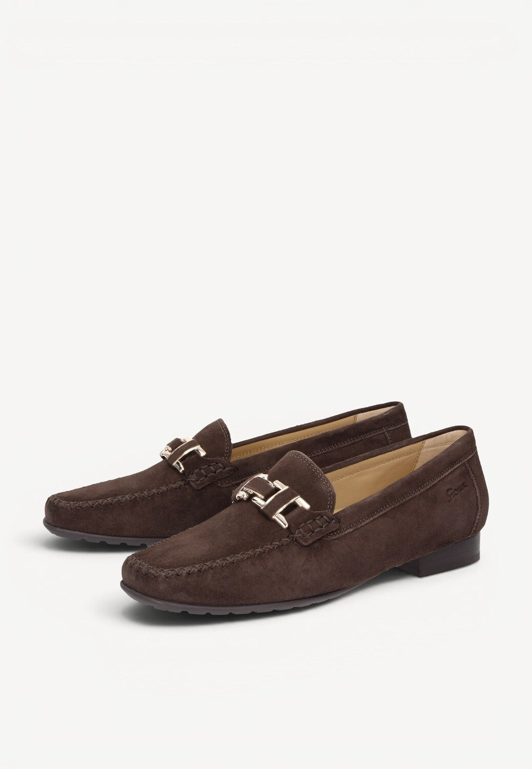 DAMES INSTAPSCHOENEN-Bruin suède