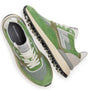 Heren veterschoenen-Groen suède/nubuck