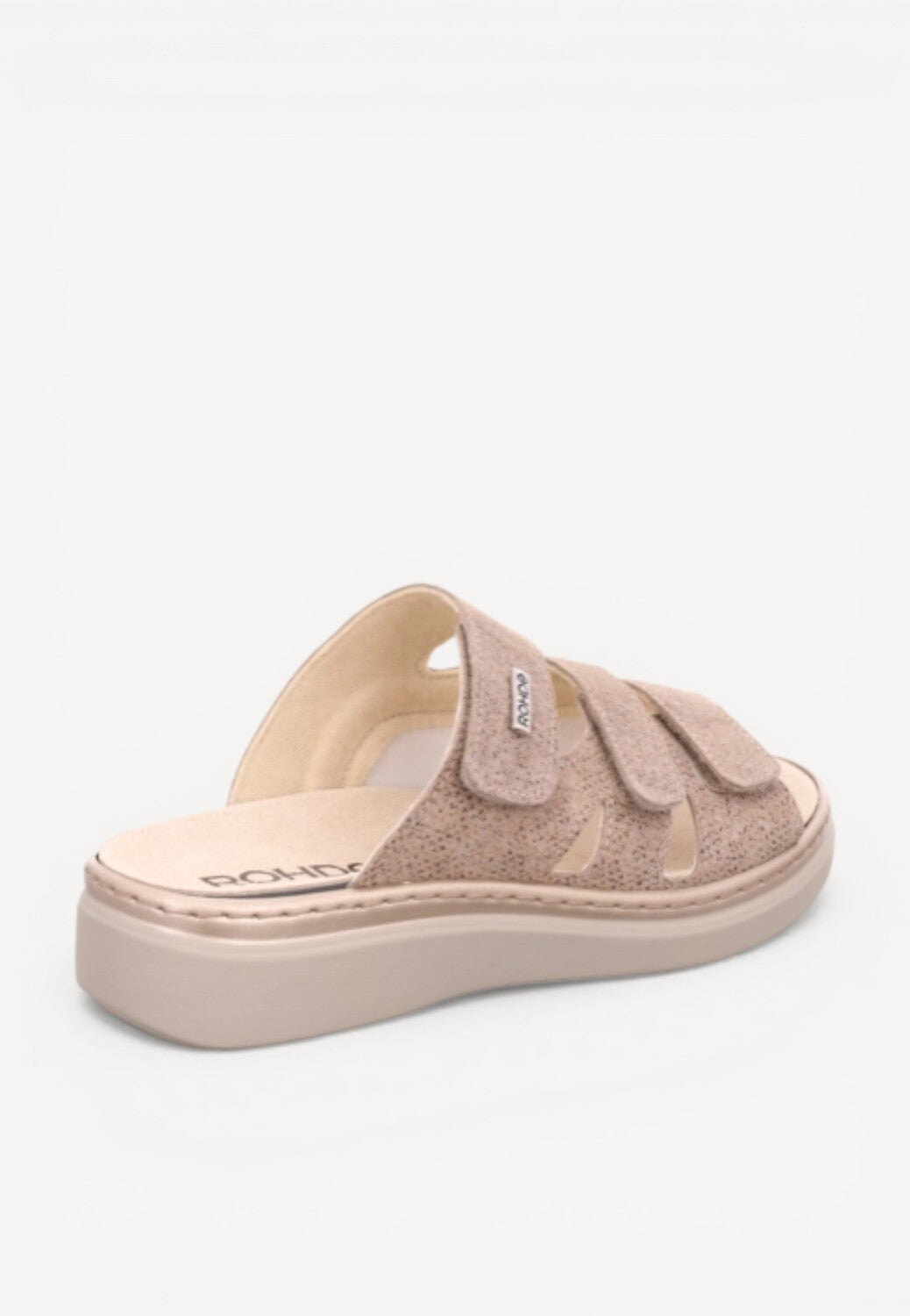 DAMES OPEN SCHOENEN-Beige suède/nubuck