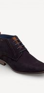 Heren boots-Blauw suède/nubuck