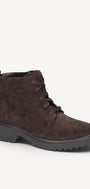 DAMES BOOTS+KORT LAARS-Bruin suède