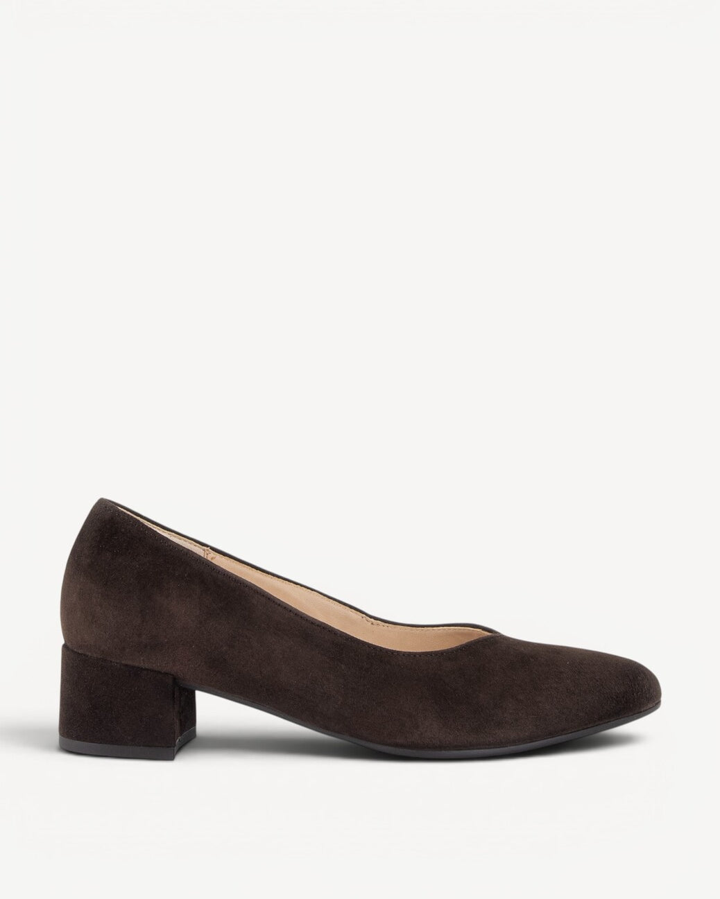 BALLERINAS + PUMPS-Bruin suède