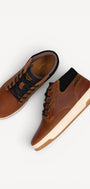 Heren boots-Bruin suède