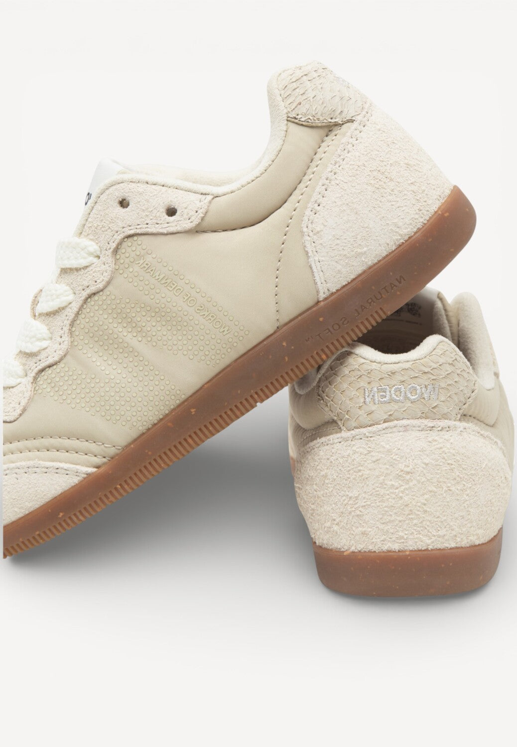 DAMES SPORTIEVE VETERSCHO-Beige suède/nubuck