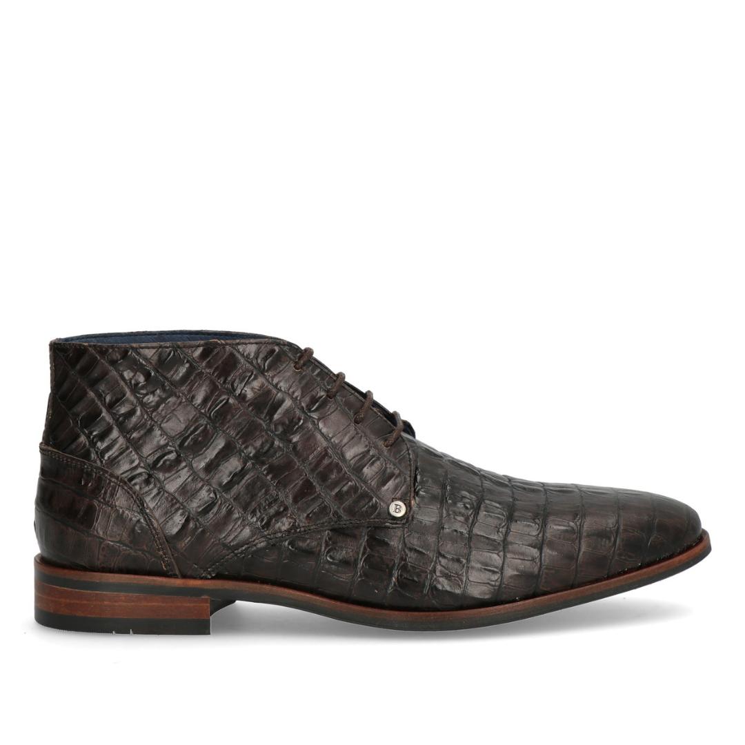 Heren boots-Bruin leer