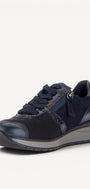 DAMES SPORTIEVE VETERSCHO-Blauw leer