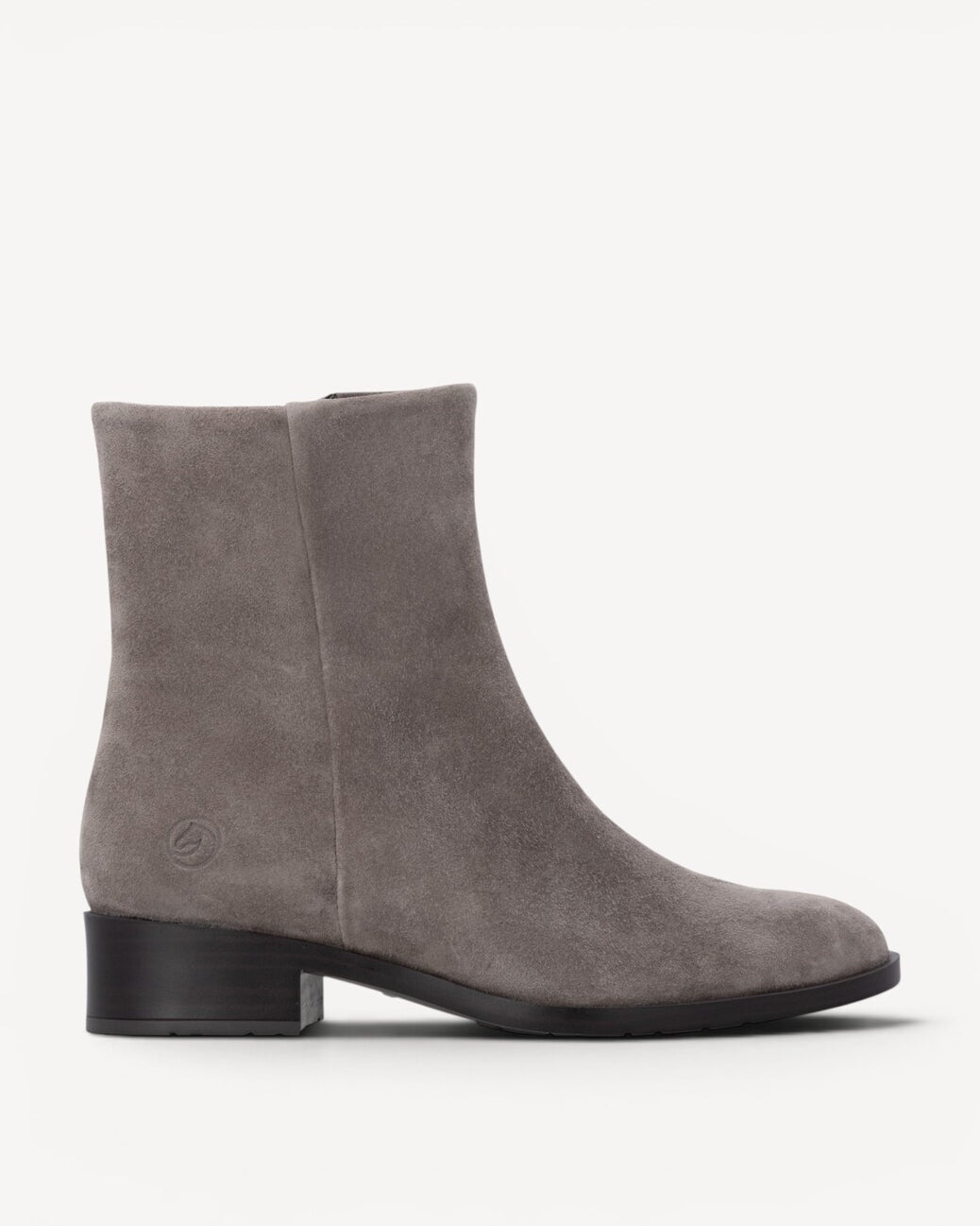 DAMES BOOTS+KORT LAARS-Grijs suède