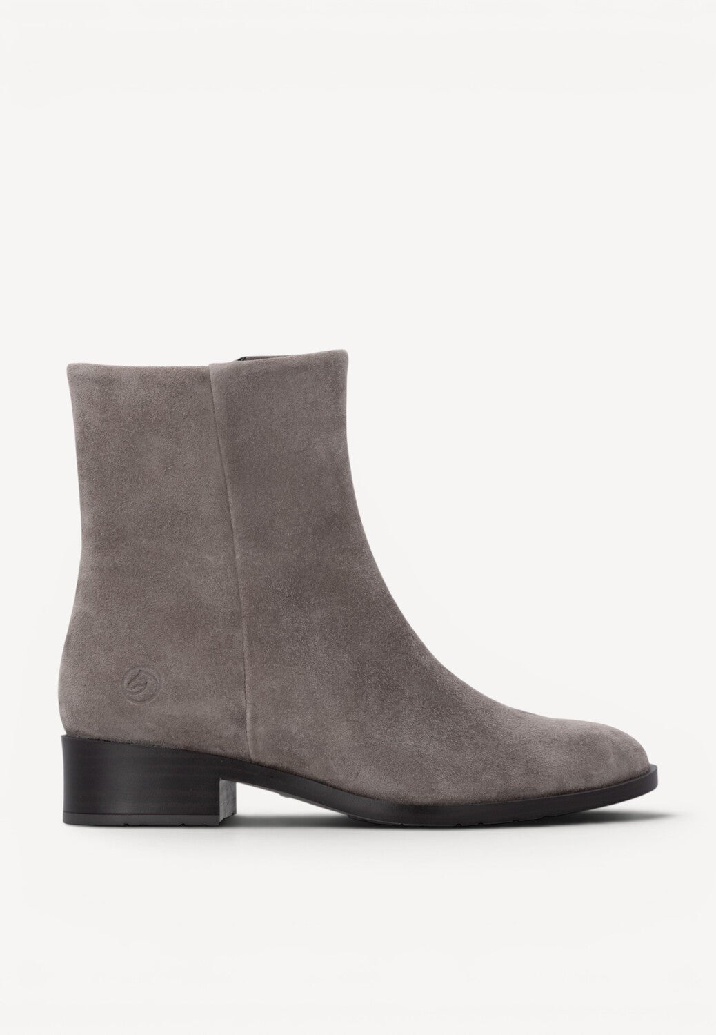 DAMES BOOTS+KORT LAARS-Grijs suède