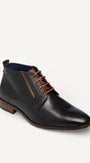 Heren boots-Zwart leer