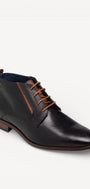 Heren boots-Zwart leer