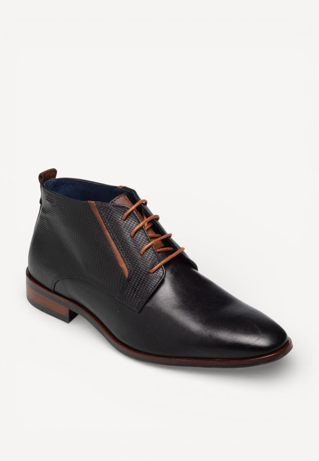 Heren boots-Zwart leer