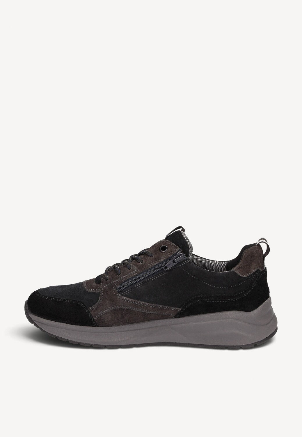 Heren veterschoenen-Blauw combi kleur