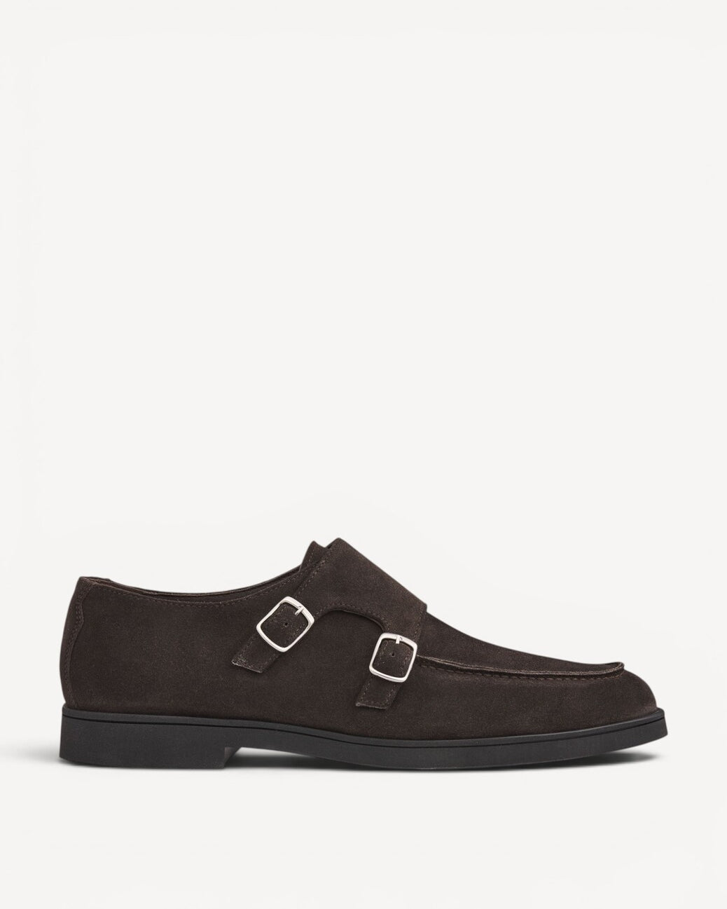 Heren veterschoenen-Bruin suède