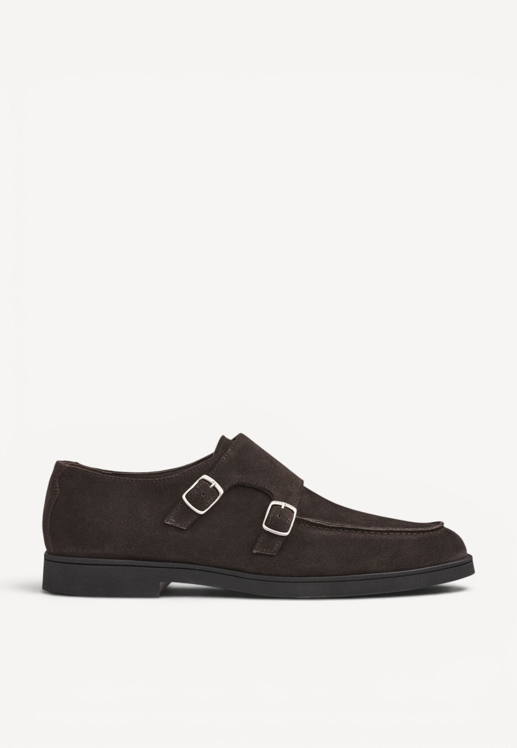 Heren veterschoenen-Bruin suède