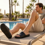 HE SLIPPER/SAND-Zwart diversen