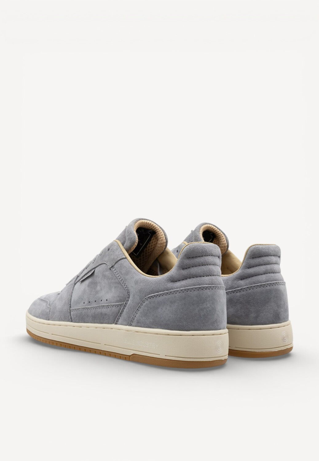 Heren veterschoenen-Grijs suède