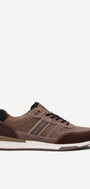 Heren veterschoenen-Beige suède/nubuck