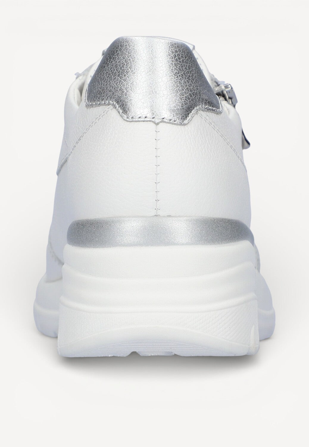 DAMES SPORTIEVE VETERSCHO-Wit leer